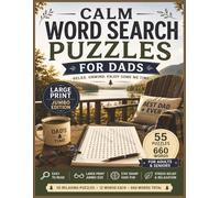 Calm word search puzzles for dads: Adults & Seniors | 8.5 x 11 | Large print