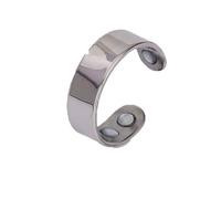 Calmara Magnetic Ring, 2025 Ring with Natural Powerful Magnets, Copper Magnetic Rings for Women & Men, Adjustable Stainless Steel, Better Sleep (Silver)