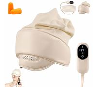 CalmareOne, CalmareMigraine Relief, Migraine Relief Cap Massager, Eye and Head Massager with Heat, 6-Zone Airbag Tech, Four Modes, 3 Levels of Heat Therapy, Deep Relaxation Support, Better Sleep (#A)