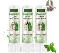 CalmDerm Inhaler, CalmDerm Herbal Inhaler, Herbal Lung Cleansing Inhalers, Natural Herbal Lung D-etox Inhalers for Women and Men (3 Pcs)