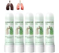 Calmderm Inhaler, CalmDerm Herbal Inhaler, Timilk LungPure Herbal Inhalers, Natural Herbal Lung D-etox Inhalers for Women and Men (5)