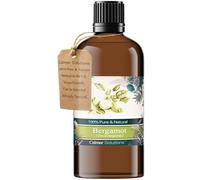 Calmer Solutions Bergamot Essential Oil 100ml - 100% Pure & Natural - Uplifting Citrus Aromatherapy Oil for Stress Relief, Relaxation & Skincare - Ideal for Diffusers, Massage & DIY