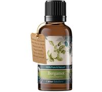 Calmer Solutions Bergamot Essential Oil 30ml - 100% Pure & Natural Citrus Bergamia Cold Pressed Citrus Aromatherapy Oil - UK Fresh Floral Citrus Essential Oil for Diffuser, Massage & Home Fragrance