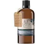 Calmer Solutions | Clary Sage - 100ml | Depression, Stress, Aches | Pure 100% UK Sourced Natural Essential Oils | Professional or Home use | Diffusers, Humidifiers, Candles & More