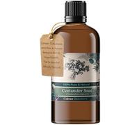 Calmer Solutions Coriander Seed Essential Oil 100ml - 100% Natural Steam Distilled Coriandrum Sativum Oil - Warm Spicy Aroma for Aromatherapy, Diffuser, Oil Burner, Home Fragrance & Aromatic Blends