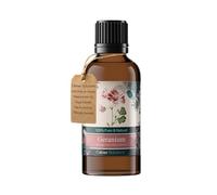 Calmer Solutions | Geranium - 50ml | Balancing Hormones, Menopause and Stress | Pure 100% UK Sourced Natural Essential Oils | Professional or Home use | Diffusers, Humidifiers, Candles & More