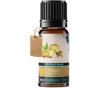 Calmer Solutions Ginger Essential Oil 10ml - 100% Pure & Natural Zingiber officinale - Warming, Stimulating Aroma for Diffusers, Massage & Blends - Made in The UK, Cruelty-Free