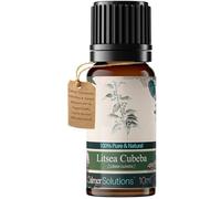Calmer Solutions Litsea Cubeba Essential Oil 10ml - 100% Pure & Natural May Chang - Fresh Citrusy Aromatherapy Oil for Uplifting, Clarity & Balance - Ideal for Diffusers, Massage & DIY