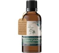 Calmer Solutions Litsea Cubeba Essential Oil 50ml - 100% Pure & Natural May Chang - Fresh Citrusy Aromatherapy Oil for Uplifting, Clarity & Balance - Ideal for Diffusers, Massage & DIY