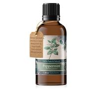 Calmer Solutions Peppermint Essential Oil 50ml - 100% Pure & Natural Steam Distilled Mentha Piperita Aromatherapy Oil - UK Made Fresh Mint Essential Oil for Diffuser, Massage, Bath & Home Fragrance