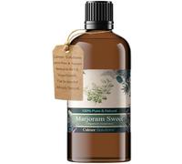 Calmer Solutions Sweet Marjoram Essential Oil 100ml - 100% Pure & Natural - Calming Herbal Aromatherapy Oil for Stress, Sleep & Muscle Relief - Ideal for Diffusers, Massage & Blends
