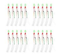 CalmGeek 4 Packs/20pcs Mackerel Feather Hooks Sea Boat Fishing Lures Rigs