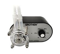 CalmGeek GROTHEN G328A Peristaltic Pump 100-240V 114-500ml/min Adjustable High Flow Rate Food Grade Platinum Vulcanized Silicone Tube for DIY Aquarium Lab Chemical Analysis Dosing Additives