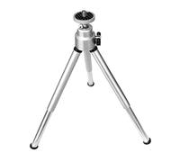 CalmGeek Mini Flexible Projector Tripod Stand Bracket Mini Projector Aluminum Alloy Holder Stand Projetor Tripod Silver
