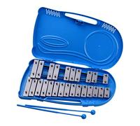 CalmGeek Professional 25 Notes Glockenspiel Xylophone Percussion Instrument Early Educational Teaching Instrument with Plastic Case 2 Mallets for Baby Kids Children