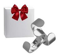 Calmi Ring,Calmi Ring Women,The Original C-Almi Smart R-Ings,Refined Magnetic Smart R-Ing For Anxiety Reduction,Adjustable Size,Enhances Sleep (SLIVER)