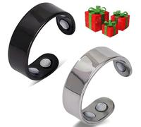 Calmi Ring - The Natural Menopause Ring,Adjustable Magnetic Rings for women,Promotes Restful Slumber,Improves Overall Wellness (B)