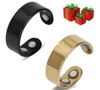 Calmi Ring - The Natural Menopause Ring,Adjustable Magnetic Rings for women,Promotes Restful Slumber,Improves Overall Wellness (D)