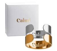 Calmi Ring - The Natural Menopause Solution, Adjustable Calmi Ring Women Magnetic Rings for Anxiety Reduction, Better Sleep, Improves Overall Wellness(2PCS-C)