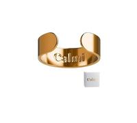 Calmi Ring, The Original Calmi Magnetic Rings for Women, Adjustable Calmi Ring Women Magnetic Rings for Anxiety Reduction, The Natural Solution,A Thoughtful Gift of Comfort (Gold)