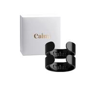 Calmi Ring - The Original Calmi Ring,2026 New CalmiRing Women Magnetic,Adjustable Magnetic Smart Ring for Anxiety Reduction,Refined Magnetic Smart Ring for Anxiety Reduction,Promote Sleep (Black*2)
