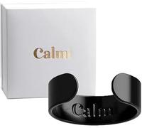 Calmi Ring - The Original Calmi Ring,2026 New CalmiRing Women Magnetic,Adjustable Magnetic Smart Ring for Anxiety Reduction,Refined Magnetic Smart Ring for Anxiety Reduction,Promote Sleep (Black)