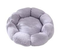 Calming Cat Bed - Flower Shaped Plush Cats Cave, Soft Warm Pet Bed | Long Lasting Modern Design Washable Nest For Small Cats Indoor Dogs Winter Heated Comfort Sleep Relaxation Indoor Cat House