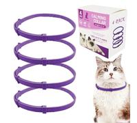 Calming Cat Collar: Calm Pheromone Collar Waterproof for Relieving Stress, and Aggression in Cats | Long Lasting 60 Days, Fits Almost Dogs