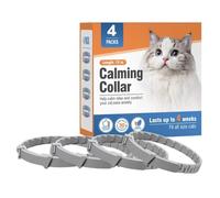 Calming Cat Collar - Relaxing Collar for Kittens - 4X Stress Separation and Relieve Bad Behavior Calming Collar for Dogs, Pheromone Collar Lasts 30 Days