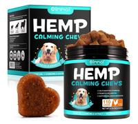Calming Chews for Dogs,Hemp Calming Chews for Dogs with Anxiety and Stress,(Chicken Flavor) Dog Calming Treats,Dog Anxiety Relief,Stress,Storms,Barking, Separation,Fireworks,Travel(110 Treats)