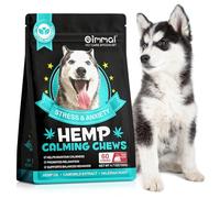 Calming Chews for Dogs(Peking Duck 60PCS),100% Natural Ingredients Dogs Calming Treats,Helps Dog Anxiety & Stress Relief, Separation and Barking,for All Breeds & Sizes 4.7oz(132g)
