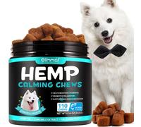 Calming Chews for Dogs (Salmon Flavor 110 Chews),Helps Dog Anxiety & Stress Relief,Quiet Moments Dog Calming Treats,Dogs Anxiety Stress Relief, for All Breeds & Sizes 8.54 oz(242G)