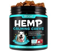 Calming Chews for Dogs with Anxiety and Stress - 60 Soft Dog Calming Treats - Storms, Barking, Separation - Valerian Root - Melatonin, Dog Anxiety Relief (Peking Duck 150Chews)