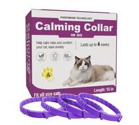 Calming Collar for Cats 4 Pack - Pheromone for Anxiety Stress Relief | Waterproof, Adjustable 120-Day Lasting for All Cats & Kittens