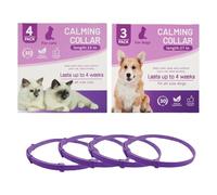 Calming Collar For Cats - Pheromone Infused Adjustable Stress Relief Collar, Soothing Pet Wearable Band, Behavior Support Comfort System | Cat Kitten Dog Calmness Training Everyday Use