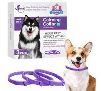 Calming Collar for Dogs - 9x9x6cm Dog Calming Collar | 3-Piece Pheromone Collars - Relieves Anxietŷ Stress Undesirable Behavior | Adjustable for Small Medium Large Dogs