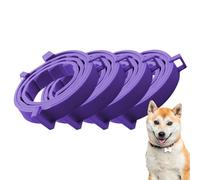 Calming Collar for Dogs - Composite Material 65 x 2 cm Adjustable | Pacifying Collars 4 Pieces, Stress and Reduction, Improves Behavior | Home And Travel
