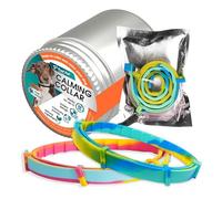 Calming Collar for Dogs - Fast-Acting, Lasts 60 Days, Choke-Free Design, Pheromone-Infused for Anxiety & Stress Relief - Dog Pheromone Collar for Small, Medium & Large Dogs (2Aurora+1Rainbow, 3 Pack)