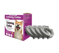 Calming Collar for Dogs, Pet Collar for Calming, 4 Pieces Adjustable Pressure Dog Collars for Separation, Pet Supplies for Home