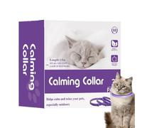 Calming Collars for Indoor Cats - Adjustable and Natural for Pets | Calming Collar for Cats for Travel Veterinary Visit Grooming New Home Indoor Outdoor Loud Noises Summer