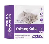 Calming Collars for Indoor Cats | Adjustable and Natural for Pets | Soothing Collar for Cats, Indoor and Outdoor, New Home, Moving, Travel, Loud Noises, Stranger, Train