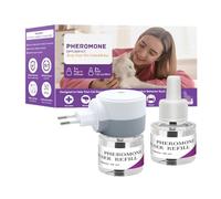 Calming Diffuser for Cats - Calming for Dogs Diffusóre | Dissolving Tensions in Families with Multiple Cats | Kit with 1 Diffuser + 2 Refills 48 ml, Safe Stress Relief to Reduce , Favor