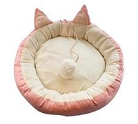 Calming Dog Bed Pet Bed Pet Tent Cave Bed Printing Cat House Bed Cat Nest Self-Warming Comfortable Triangle Dog Bed Pet