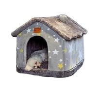 Calming Dog Bed Pet House Foldable Sleeping Bed Warm Cat Nest Dog Kennel Bed Kitten Cave Sofa Puppy Mat All Seasons Univ