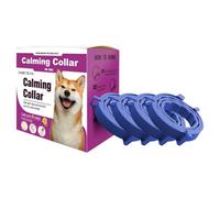 Calming Dog Collar - Composite Material 65x2 Cm Adjustable | 4 Piece Pacific Collars, Stress Reduction & , Improves Behavior | Home And Travel