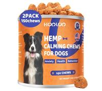 Calming Dog Treats, 300 Count Hemp Calming Treats For Dogs | Reduce Stress, Fear, Separation Anxiety, Barking, Hyperactivity, Reactivity, Aggression, Travel Issues | 100% Natural Dog Calming Treats