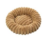 Calming Donut Dog Bed Small Washable Plush Round Cat Bed for Puppy Kitten | Donut Shape, Ultra-soft Plush, Supportive Rim, Travel Foldable, Great for Anxious Puppy Kitten