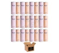 Calming Drink | 120mg Magnesium with Lion’s Mane, Chamomile Lemon Balm | Low Calorie, 0 Sugar, Relaxation & Stress Relief Trip - (Pack 24, ElderFlowerMint & Peach Ginger)