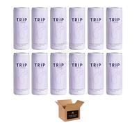 Calming Drink for Adults | 120mg Magnesium with Lion’s Mane, Chamomile & Lemon Balm | Low Calorie, No Sugar, Vegan Wellness Beverage | Relaxation & Stress Relief (Pack 12, Raspberry Orange Blossom)