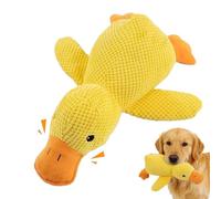 Calming Duck Toy For Dogs, Calming Duck For Dogs, Interactive Plush Ducks Toy For Dog, Durable Stuffed Calming Pillow With Quack Sound And Crazy Crinkle, Fun For Indoor Puppies And Senior Pups (S)